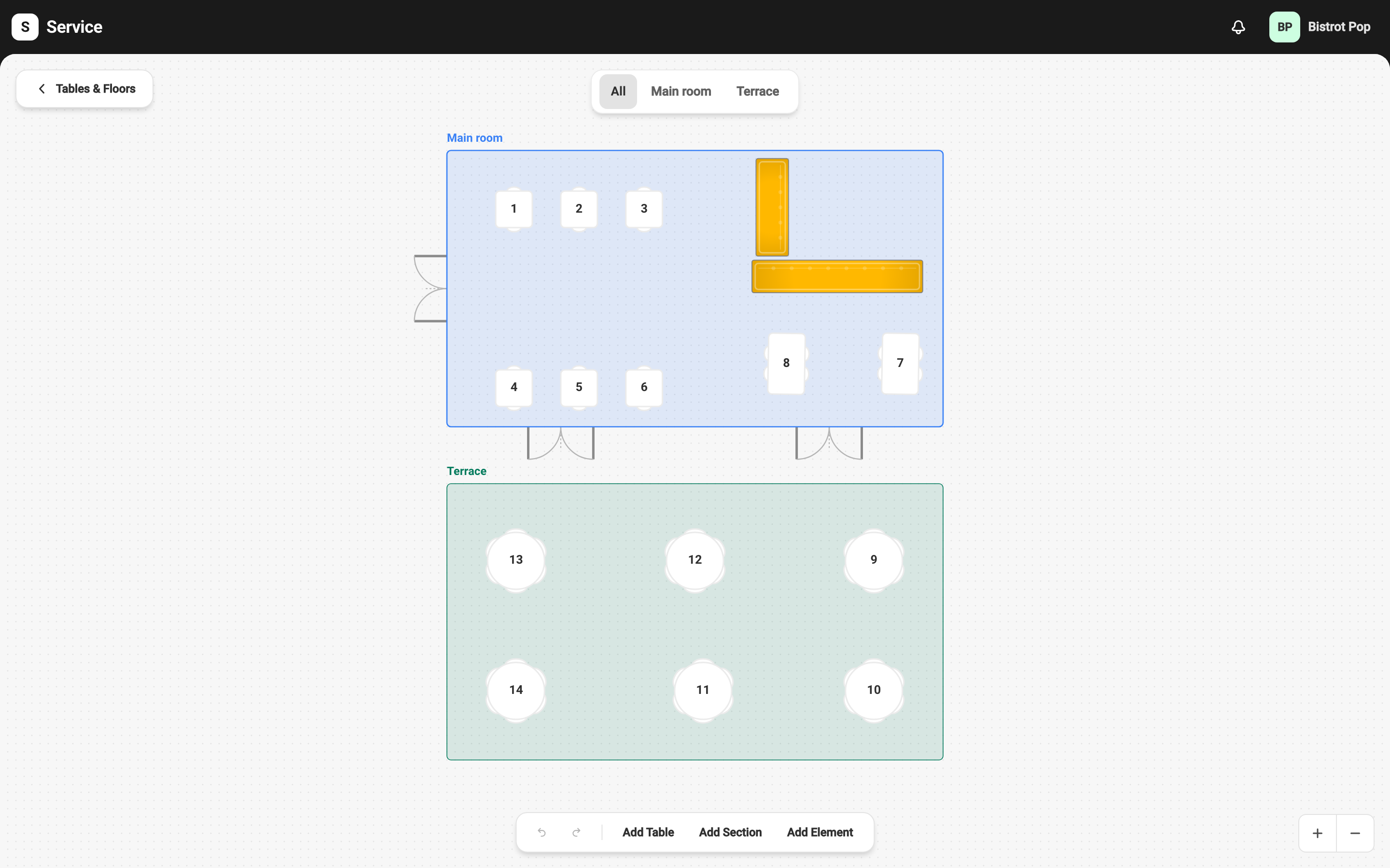 Floor plan editor